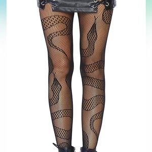 Leg Avenue Reputation Women’s Snake Fishnet Stockings